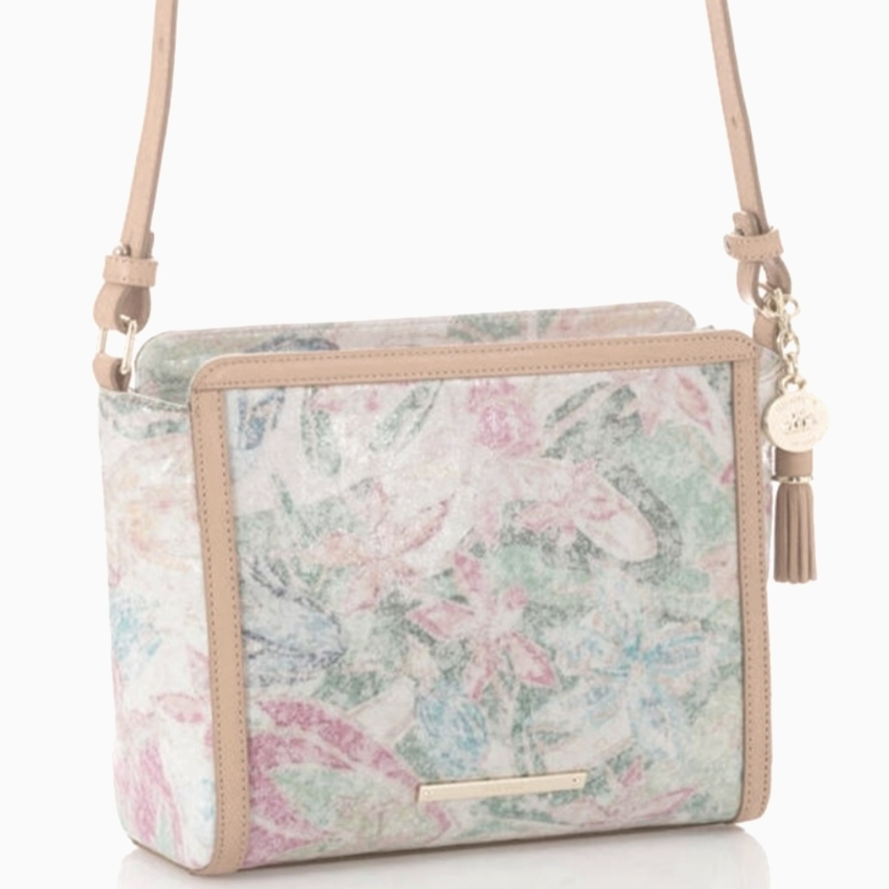 Brahmin Creme Talitha Carrie crossbody